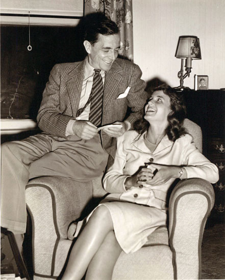 Molly with her father Toby Bishop